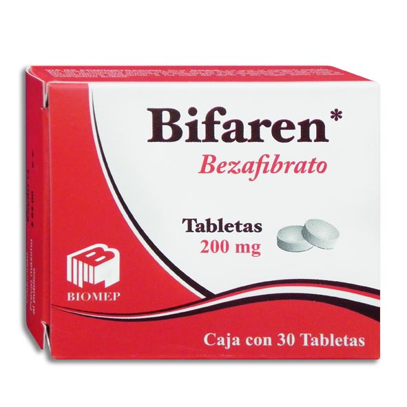 BEZAFIBRATO  BIFAREN TABLETAS 200 mg
